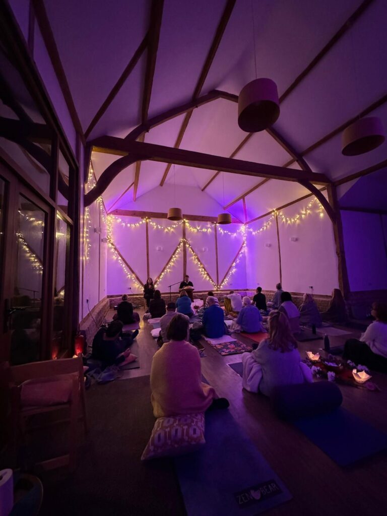 Seasonal wellbeing event - Soundbath in the barn.